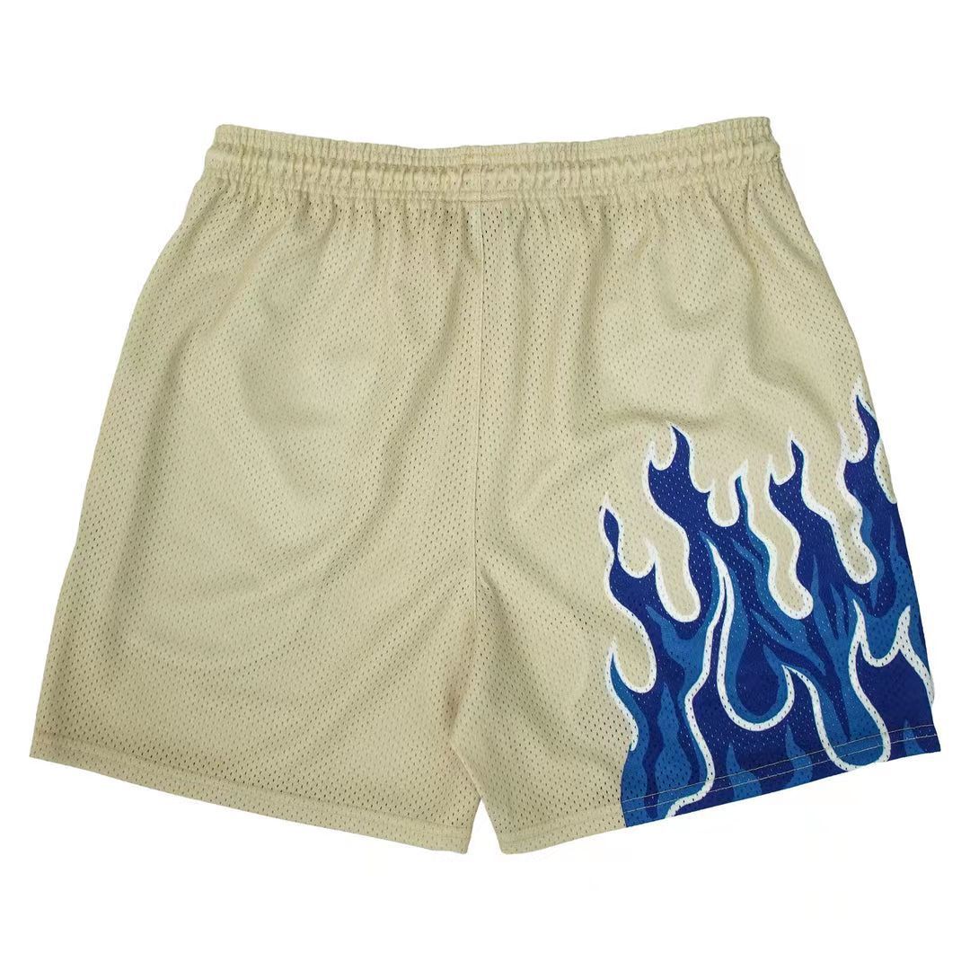 Quick Drying Men's Flame Shorts For Fitness - Image 6