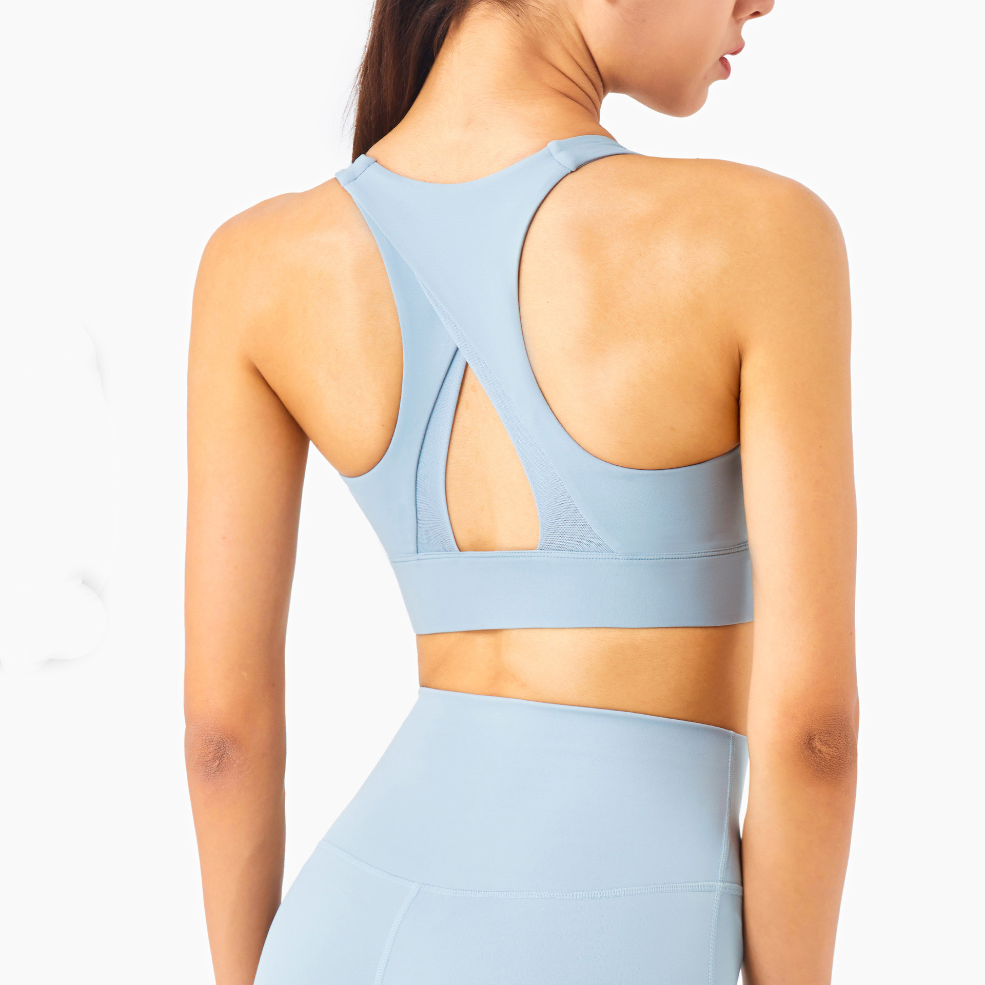 Women's Mesh Stitching Yoga Bra - Image 5