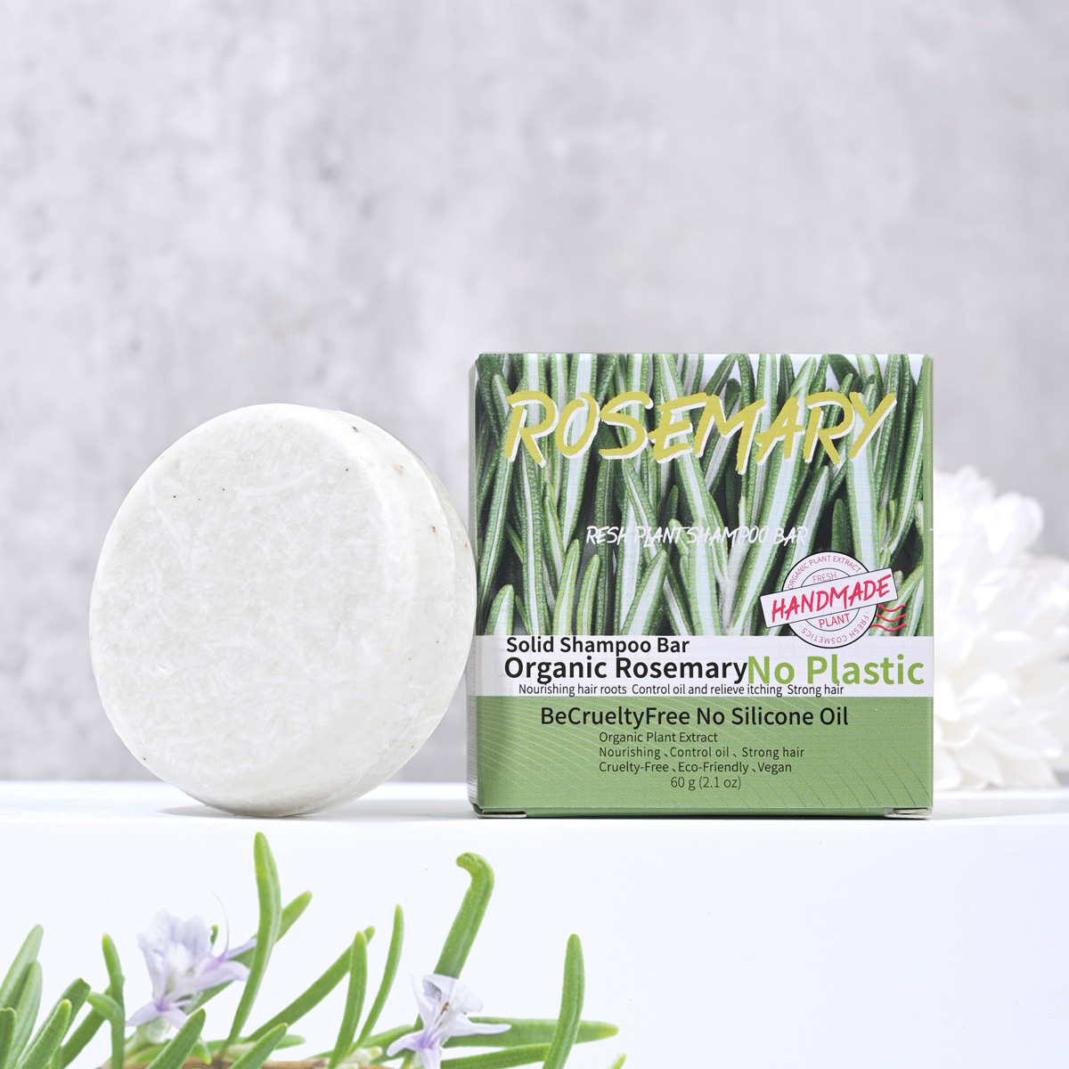 Handmade Rosemary Shampoo Soap