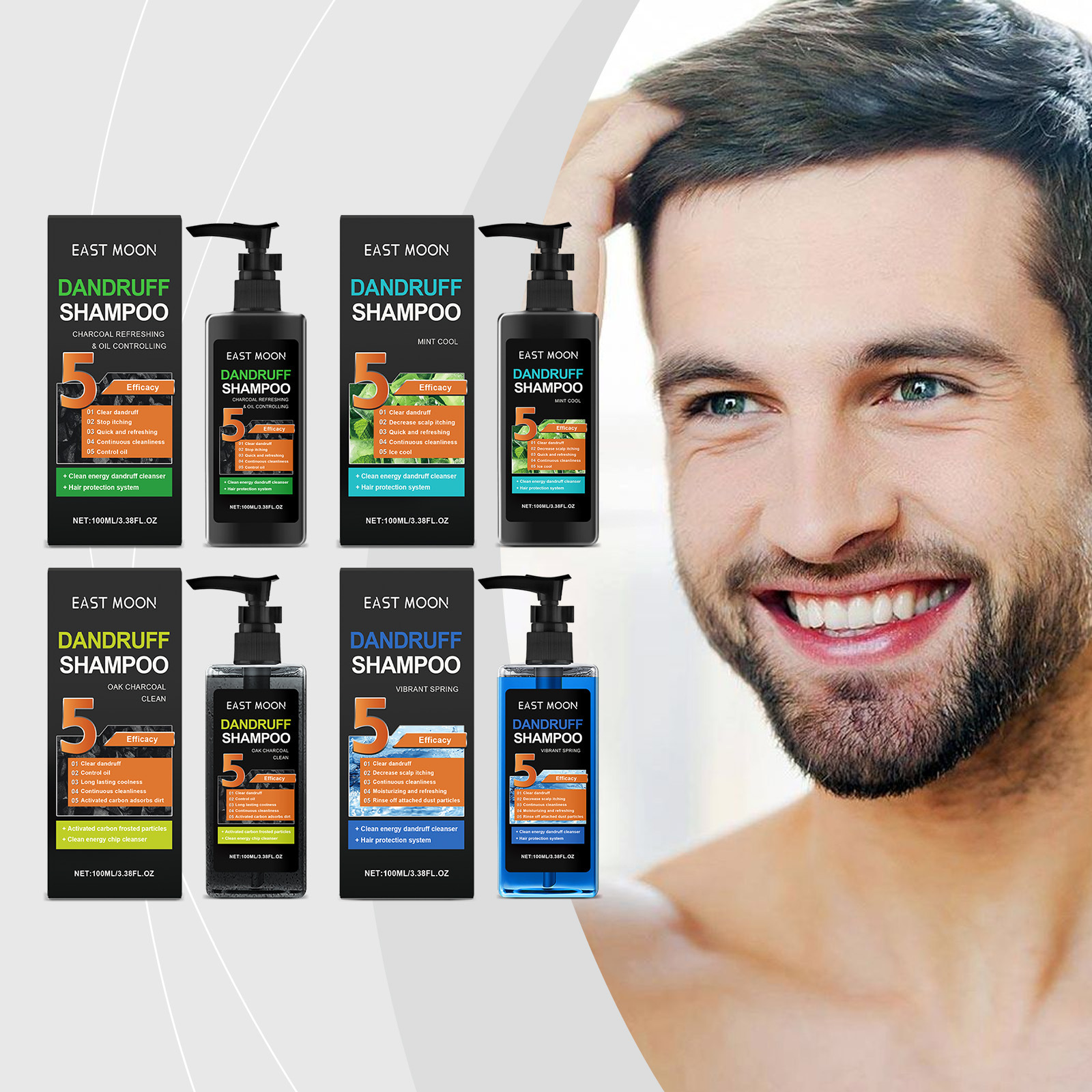 Silky Shiny Men's Deep Cleaning Shampoo