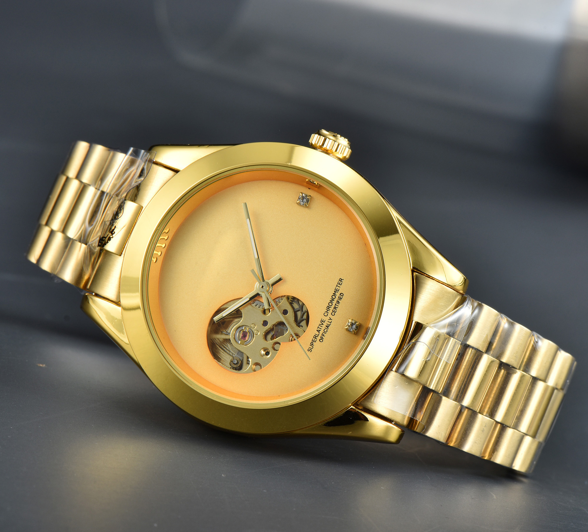 Hollow Men's Mechanical Casual Watch - Image 5