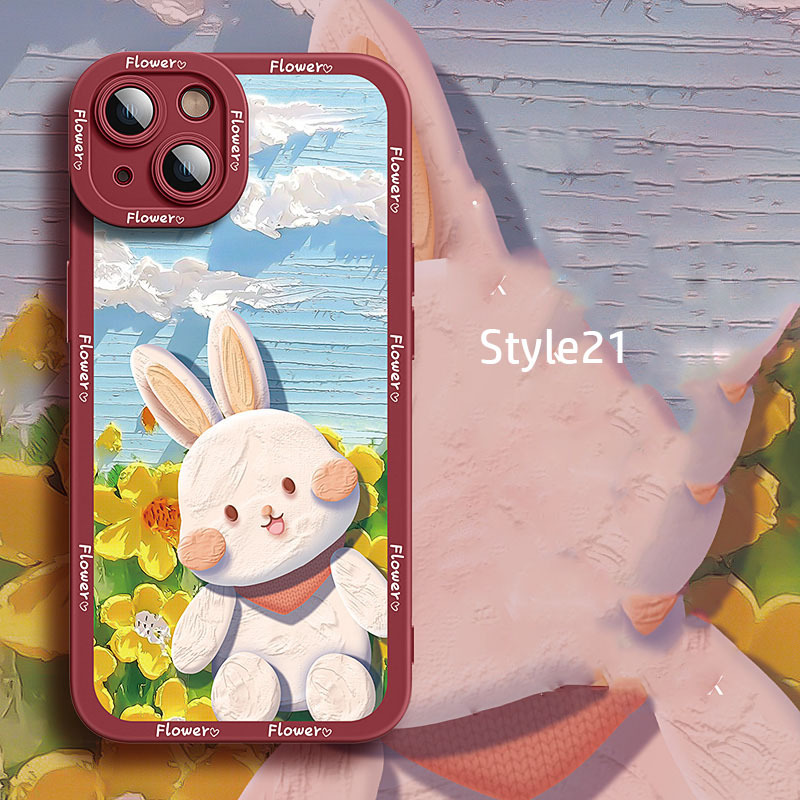 Silicone Cartoon Mobile Phone Case - Image 2