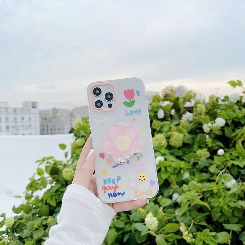 Simple Flower Silicone Phone Case - Image 3