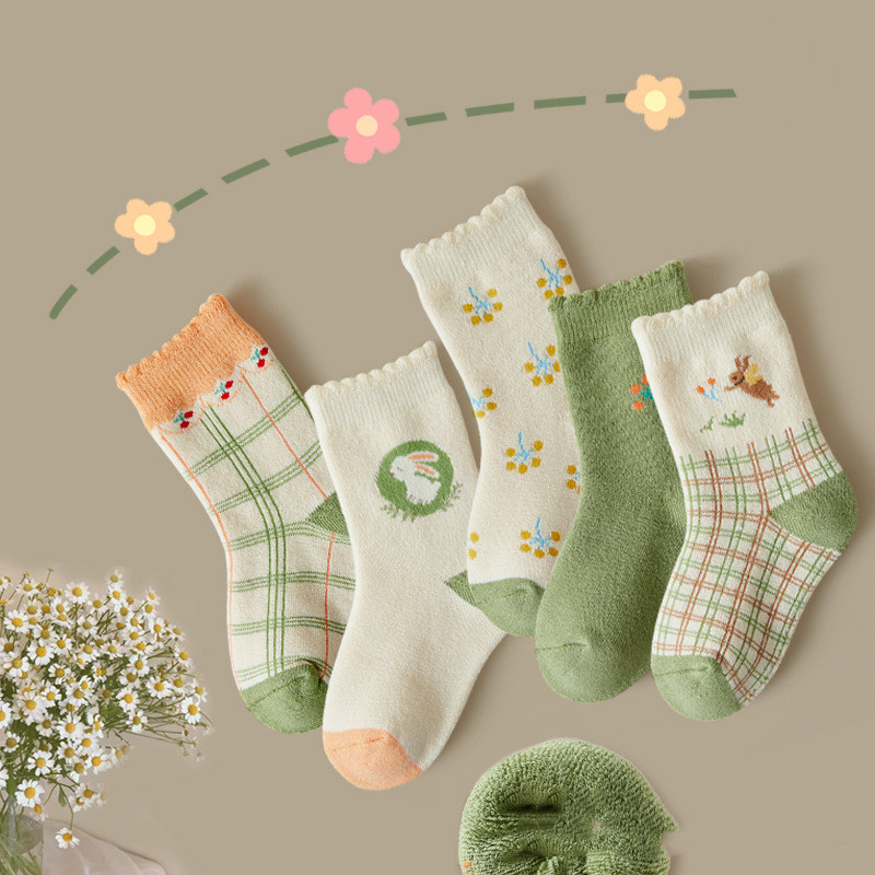 Fashion Thick Terry Casual Baby Socks
