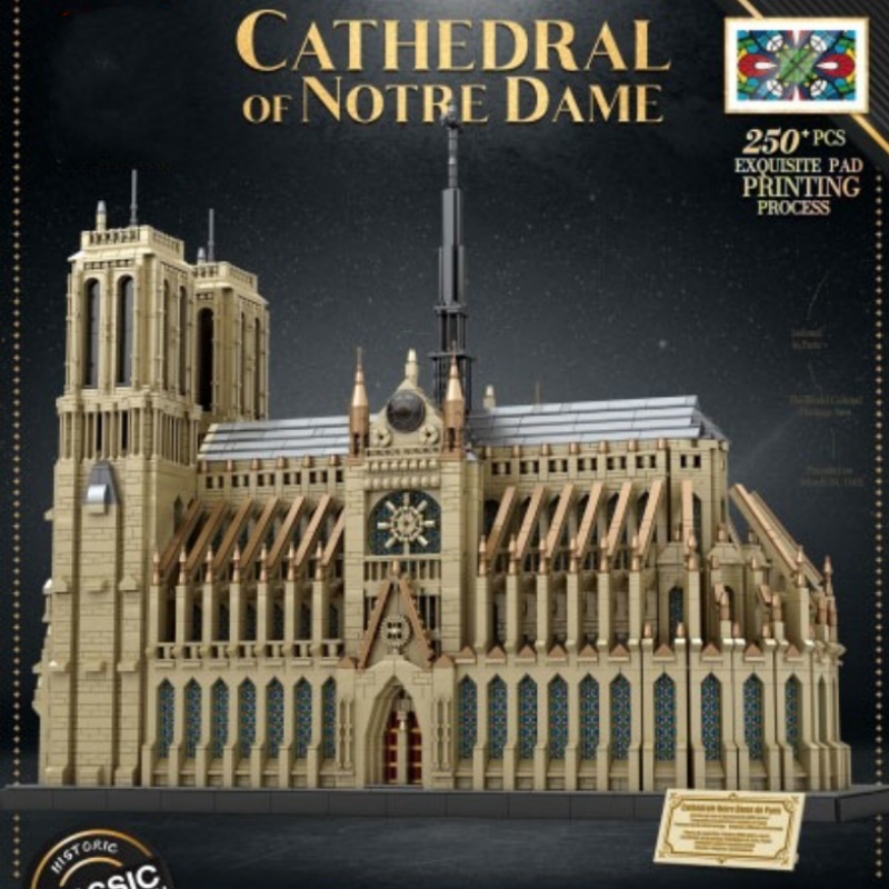 Notre Dame De Paris Building Block