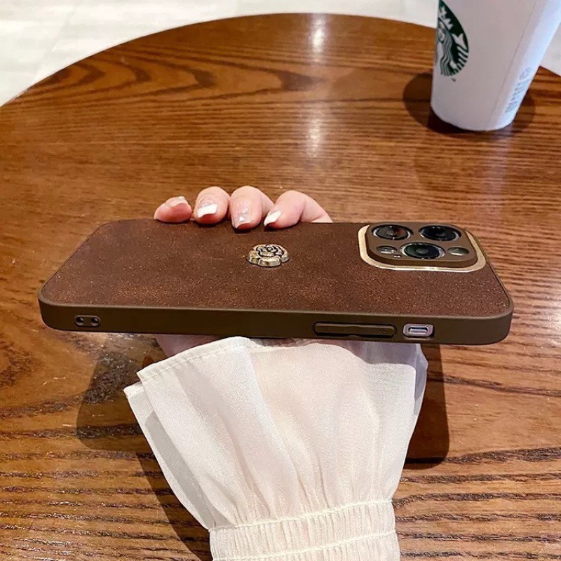 Camellia Protective Silicone Phone Case