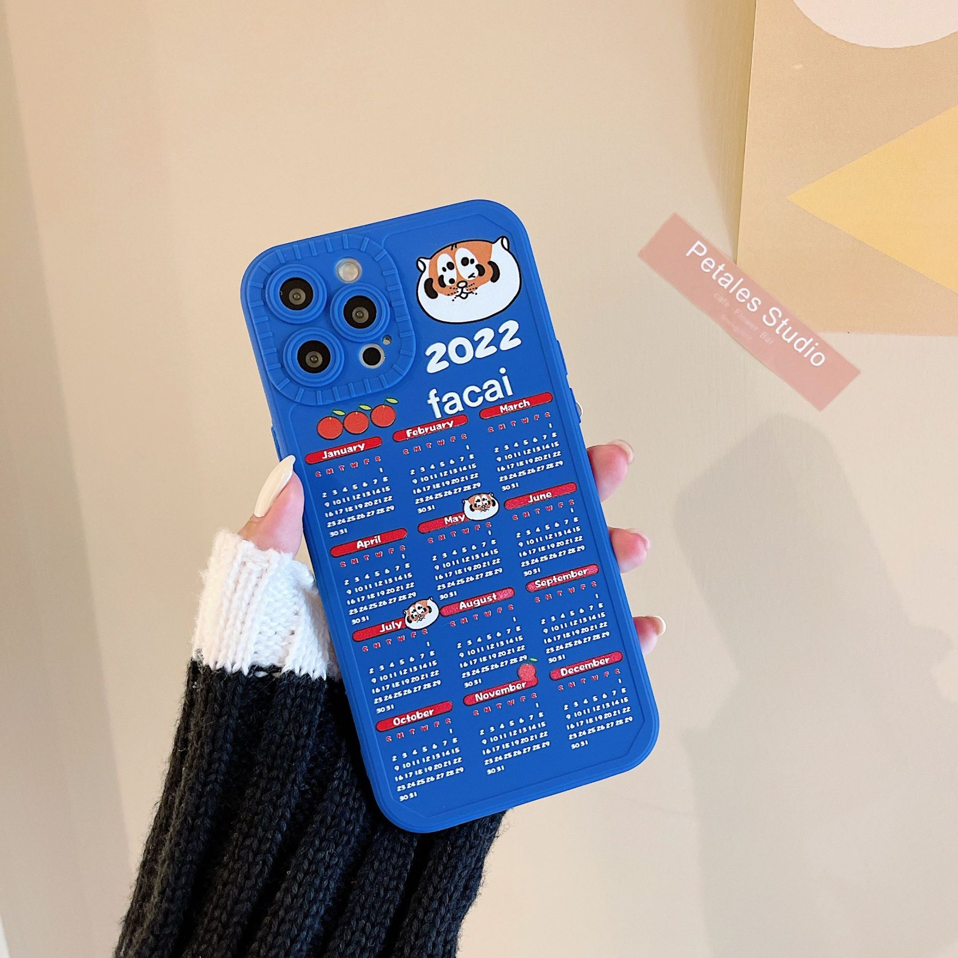 Klein Color Calendar Soft Phone Case