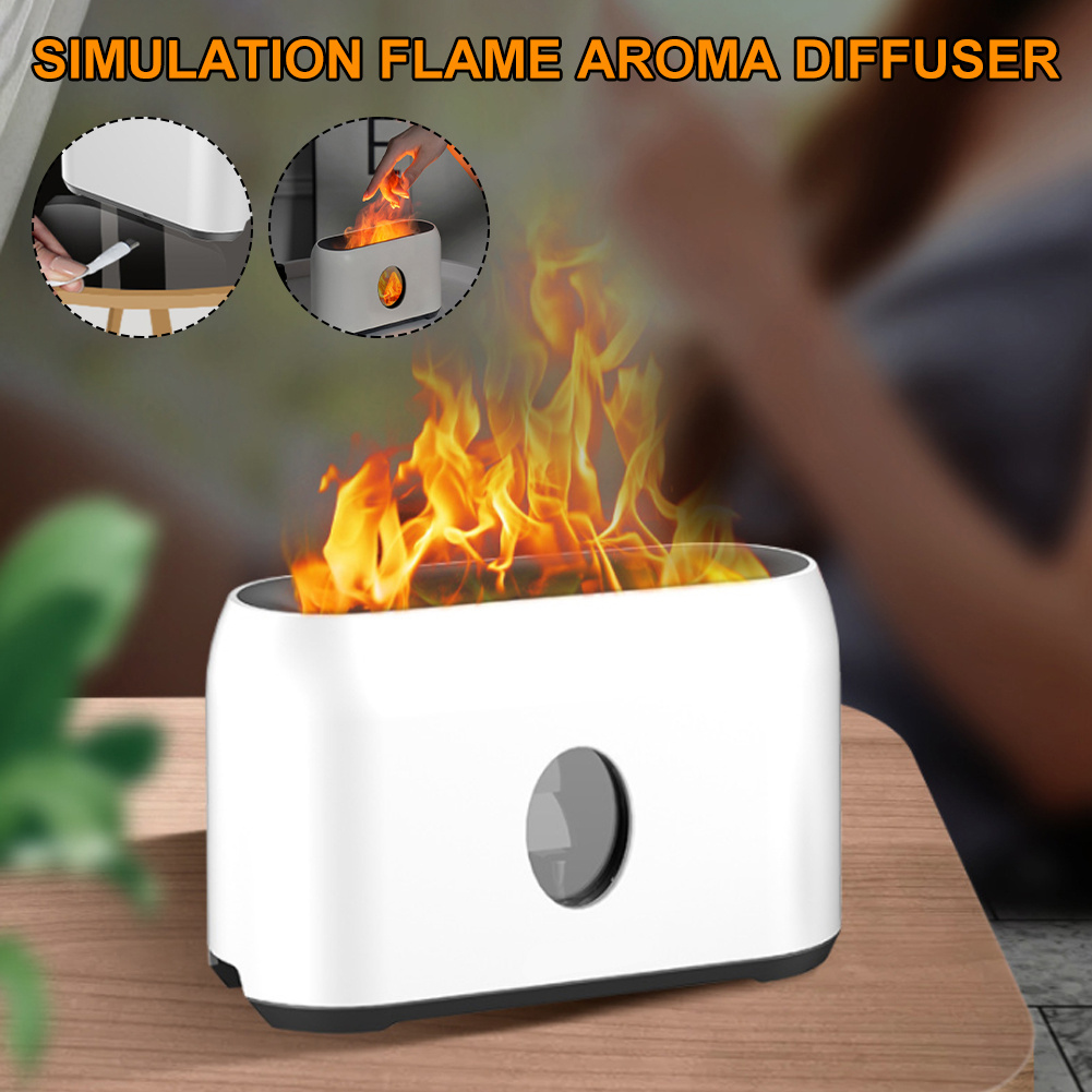 Simulation Flame Mute Aroma Diffuser Humidifier - Image 5