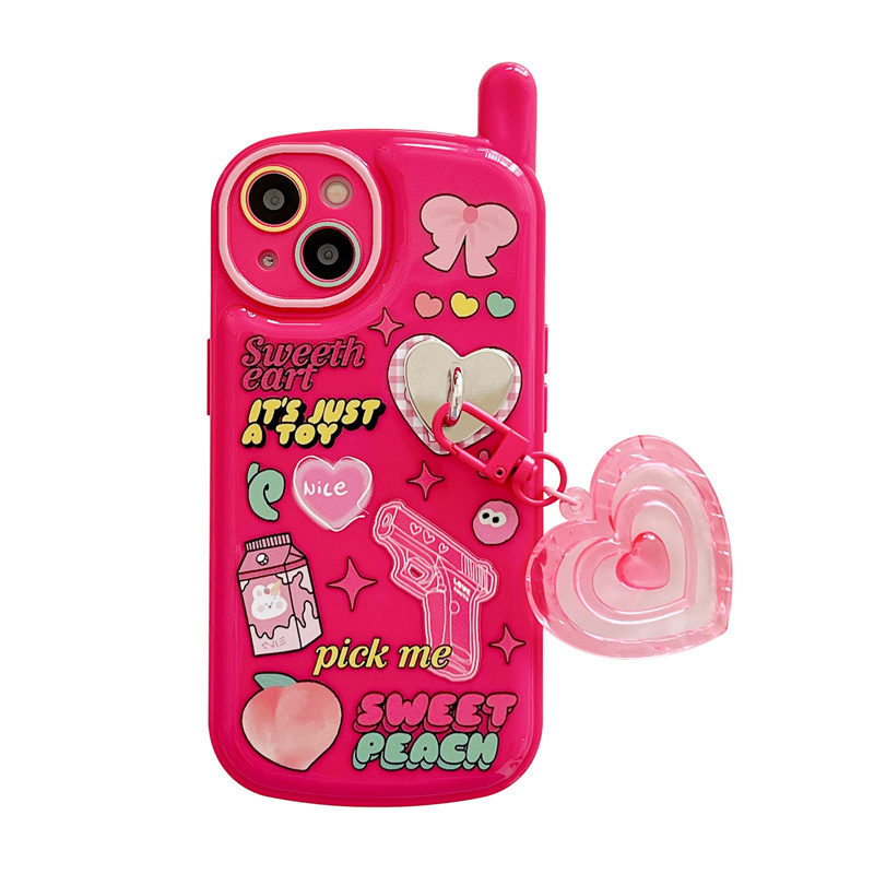 Graffiti Love Pendant Phone Case - Image 5