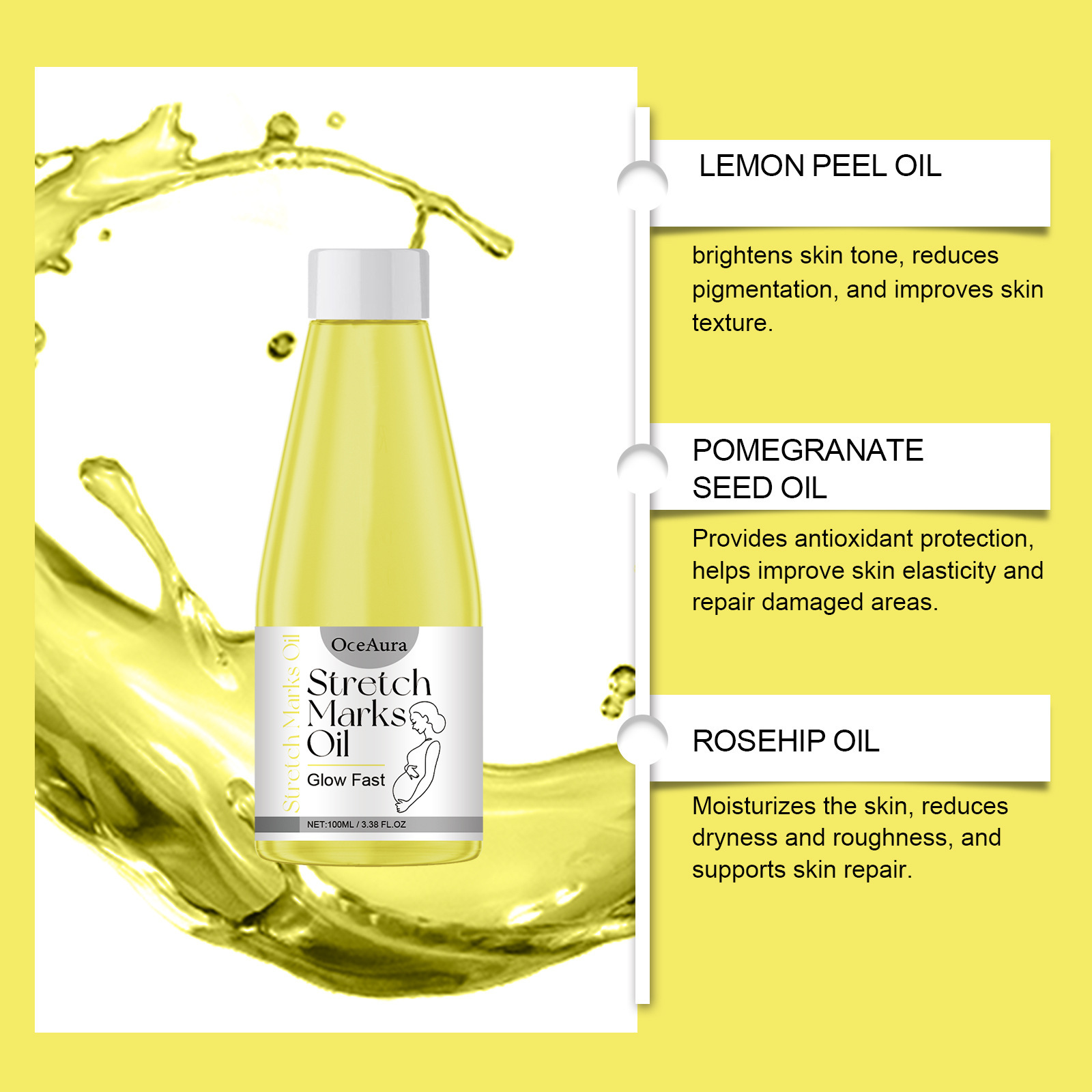 Lifting Nourishing Moisturizing Skin Body Oil - Image 4
