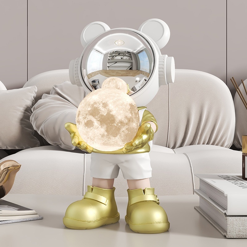Desktop Space Bear Decoration Moon Night Light - Image 6