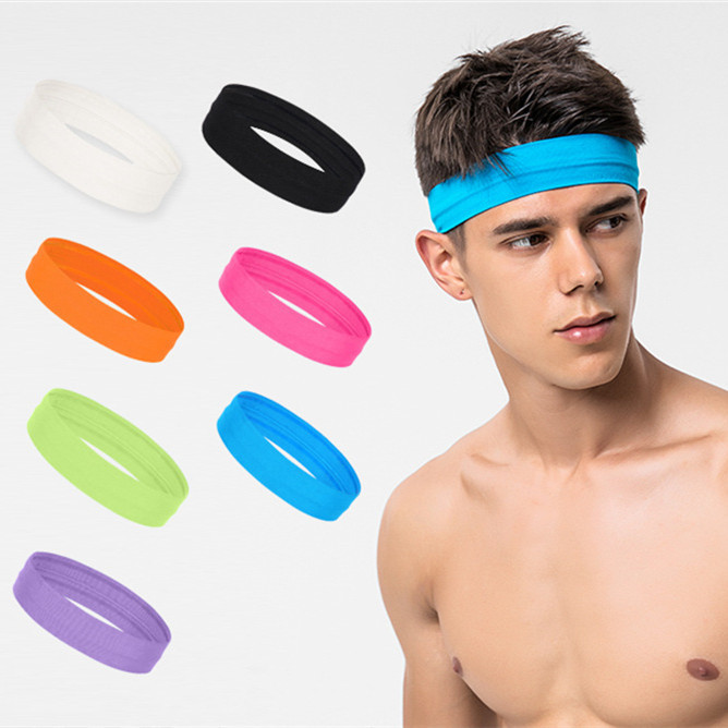 Fitness Sports Sweat-absorbent Monochrome Silicone Hair Band
