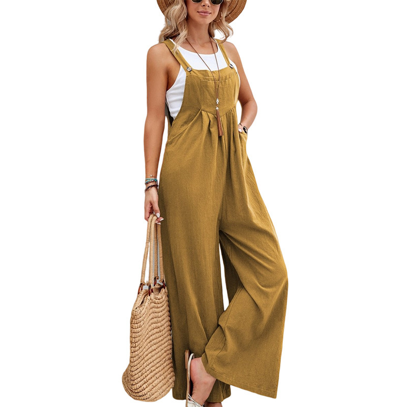 Women Long Casual Loose Jumpsuits With Pockets - Image 10