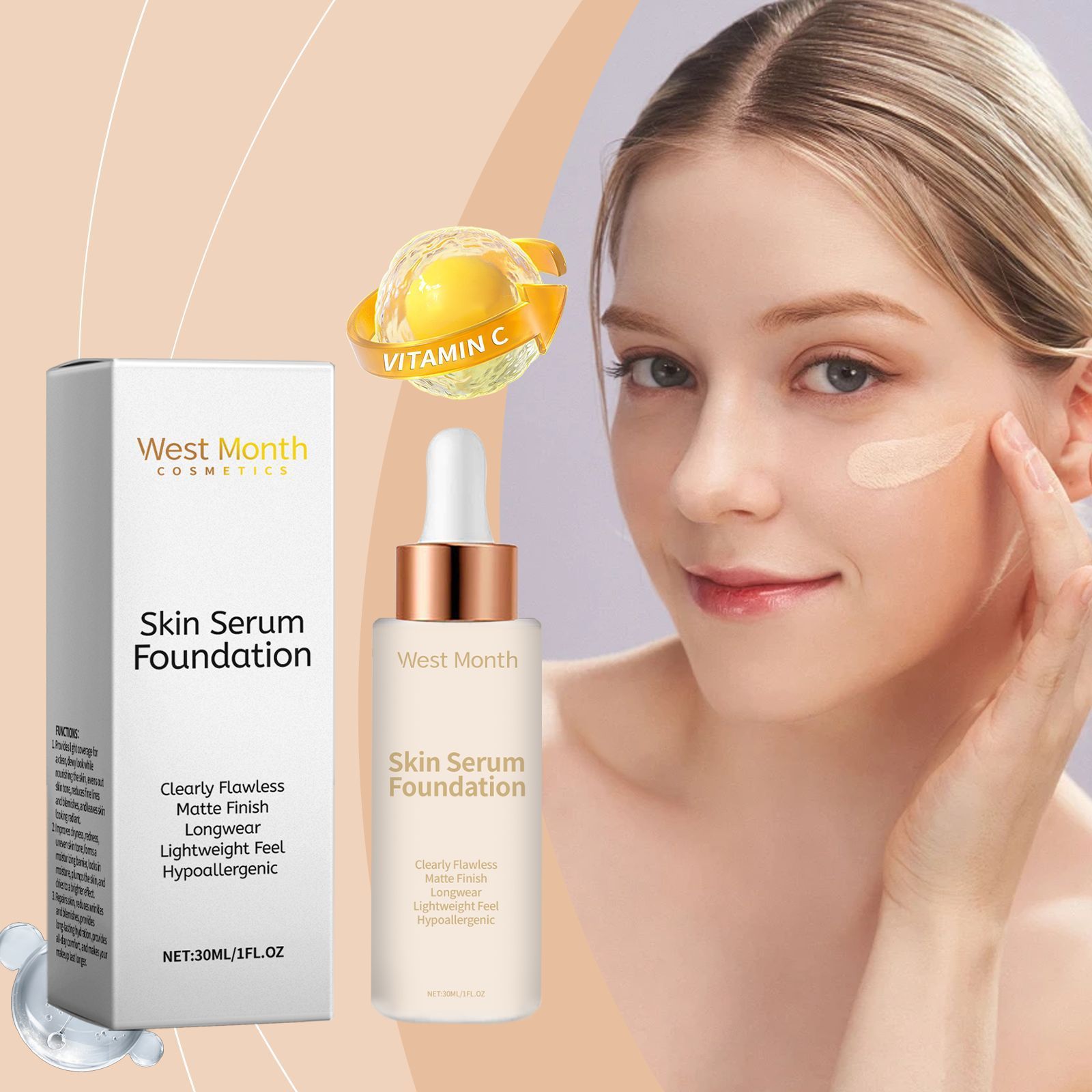 Moisturizing Smear-Proof Foundation