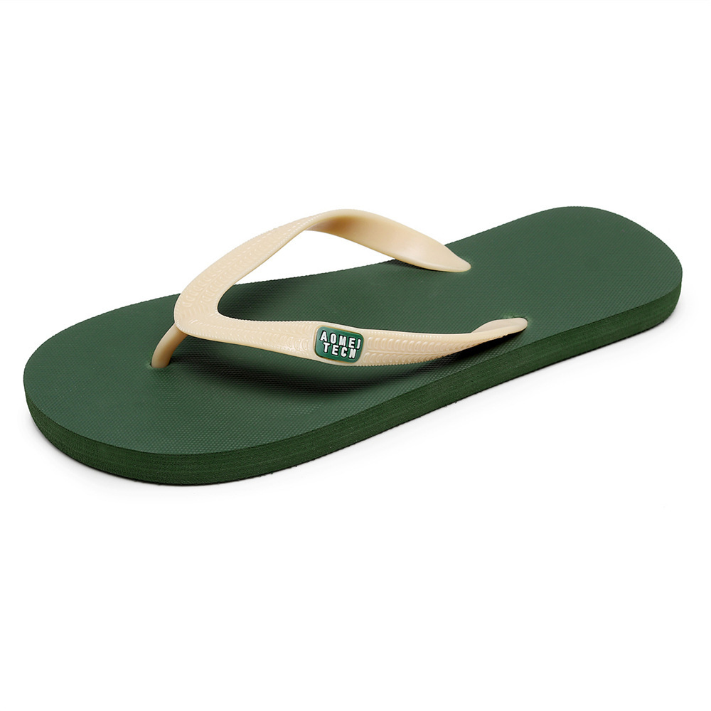 Non-Slip Men's Trendy Rubber Flip-Flop - Image 4