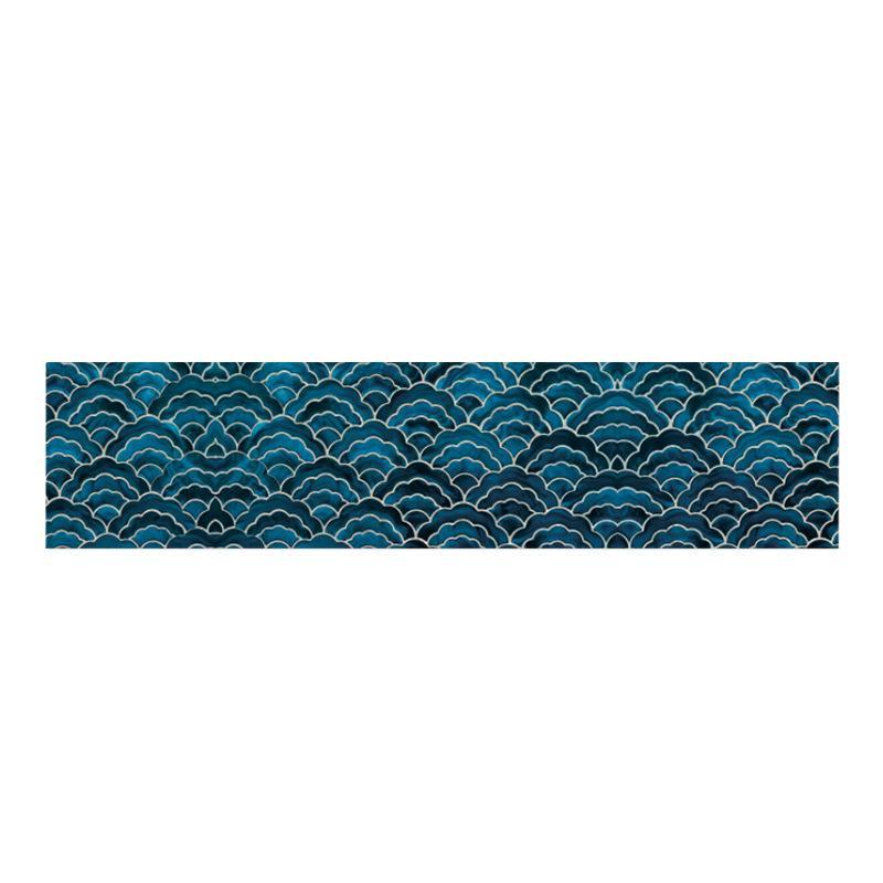 Modern And Simple Wavy Cotton And Linen Table Runner - Image 8