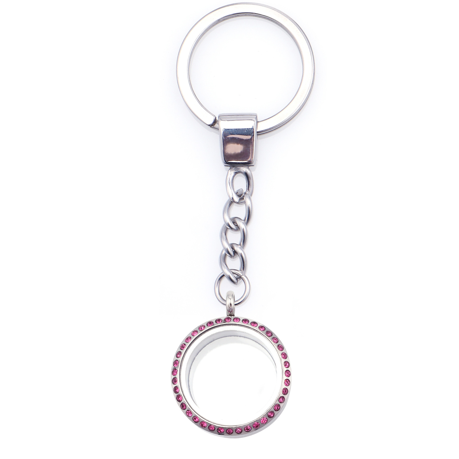 Fashionable Stainless Steel Keychain Pendant - Image 3