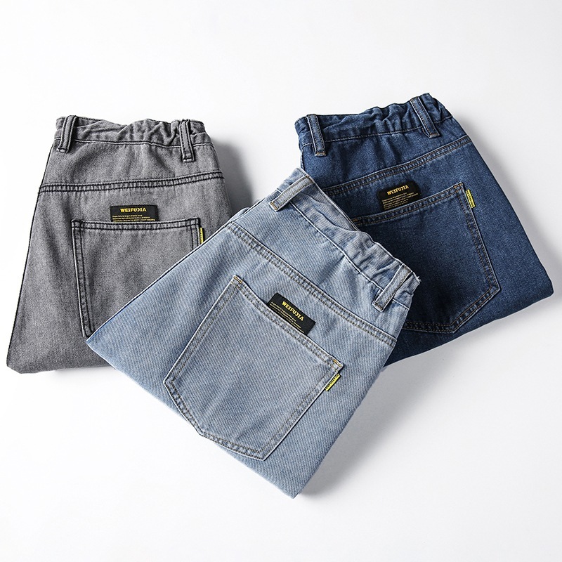 Men's Loose Straight Simple Casual Jeans - Image 3