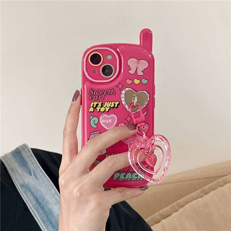 Graffiti Love Pendant Phone Case - Image 4