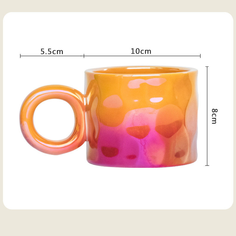 Light Luxury Electroplated Ceramic Coffee Cup - Image 2
