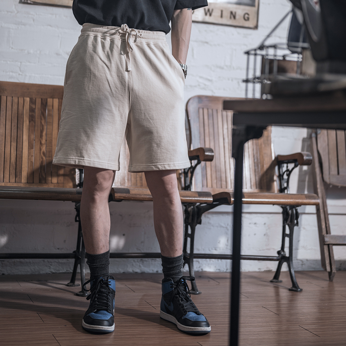 Cotton Terry Fleece And Shorts