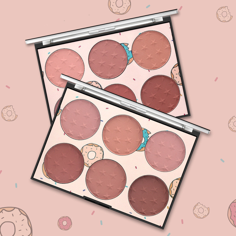 Natural Six-color Blush Rouge Makeup