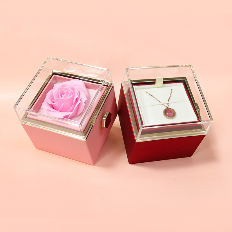 Creative Rotating Soap Flower Rose Gift Box - Image 10
