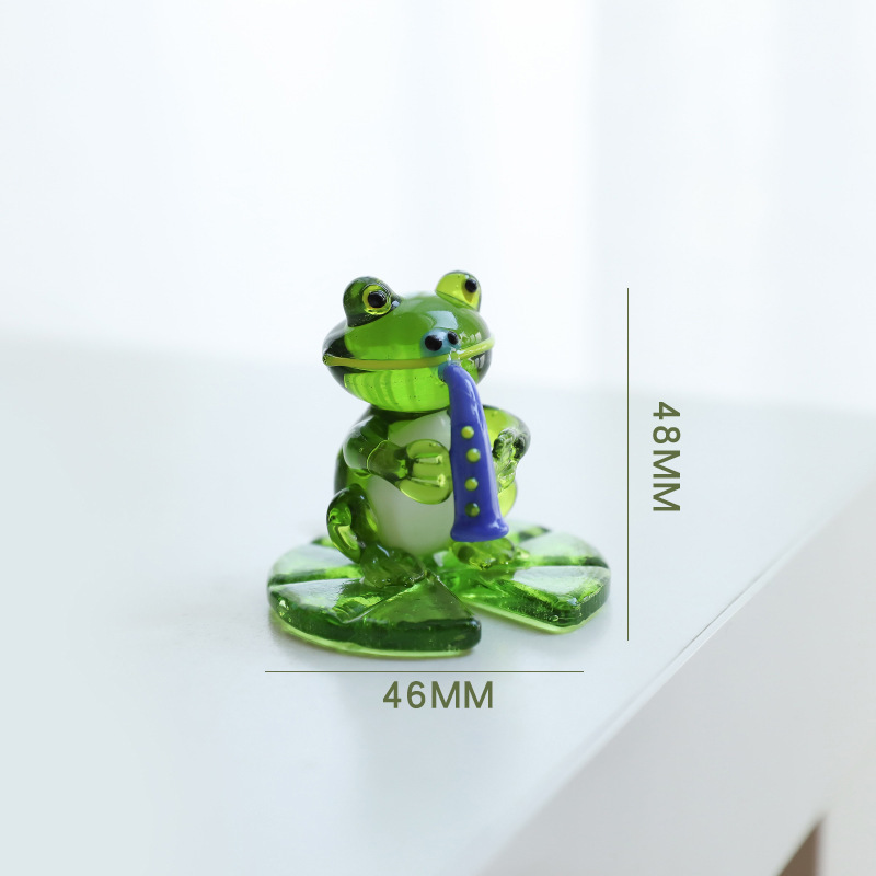 Home Decor Glass Frog Ornament - Image 9