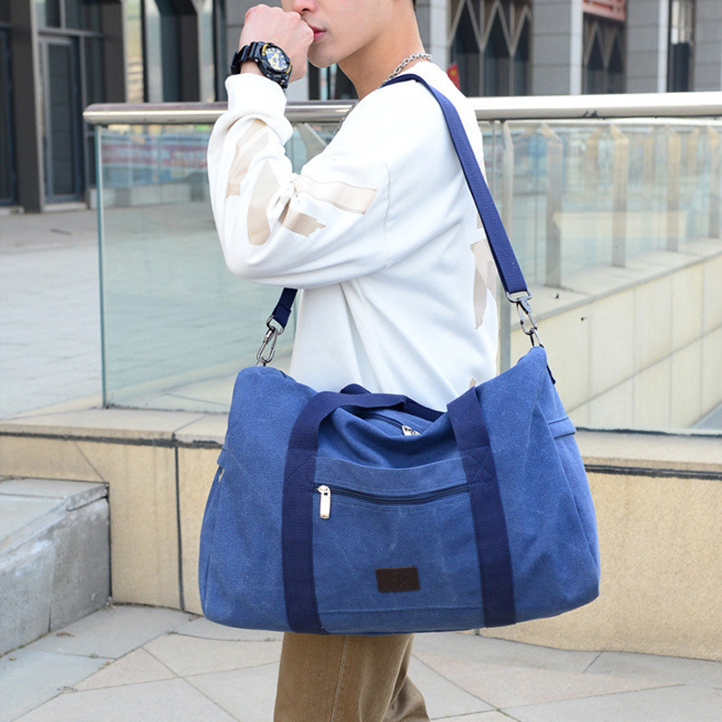 Canvas Going Out Travel Duffel Bag For Men - Image 7