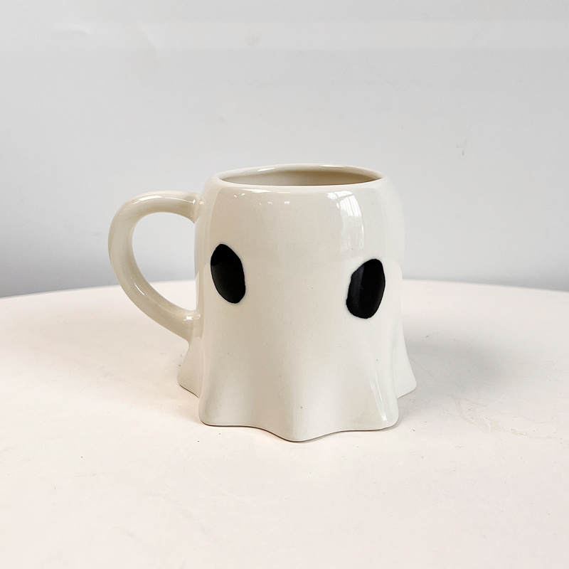 Creative Halloween Ghost Ceramic Mug - Image 3