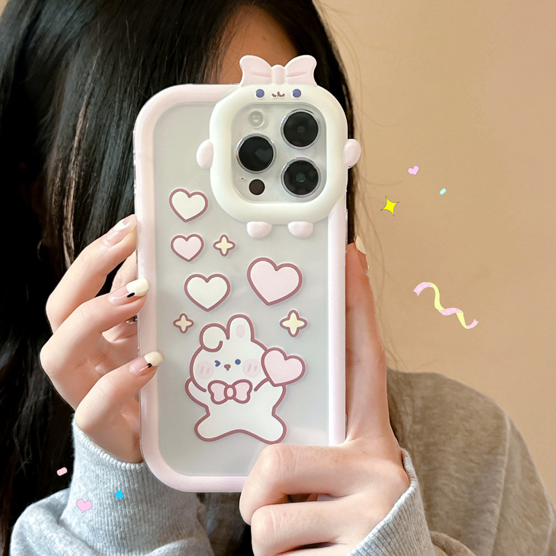 Cartoon Transparent Little Phone Case