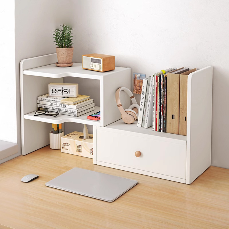 Desktop Bookshelf Desk Storage Rack