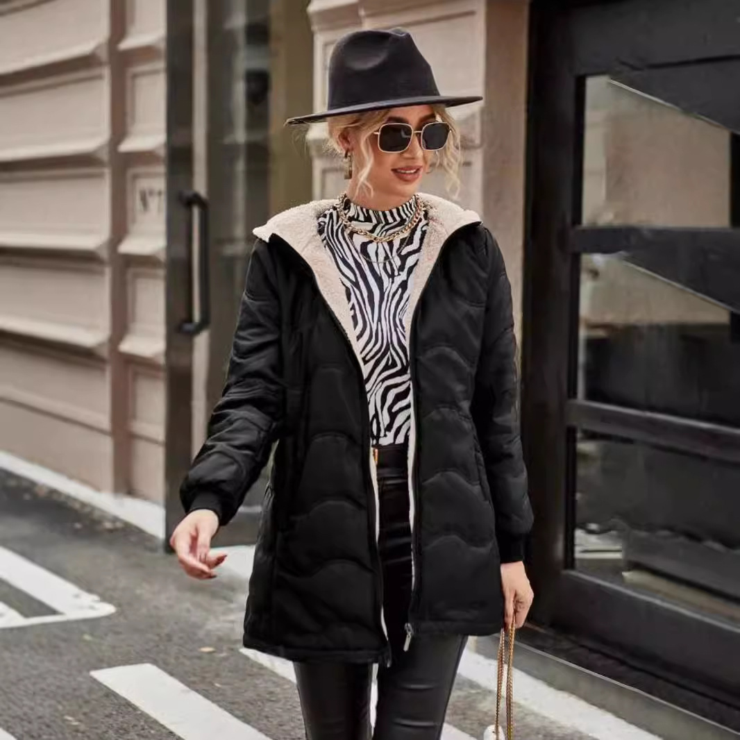 Slim Fit Fleece Lined Coat