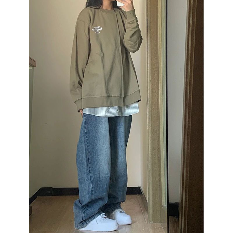 Plus Size High Waist Wide Leg Jeans - Image 7