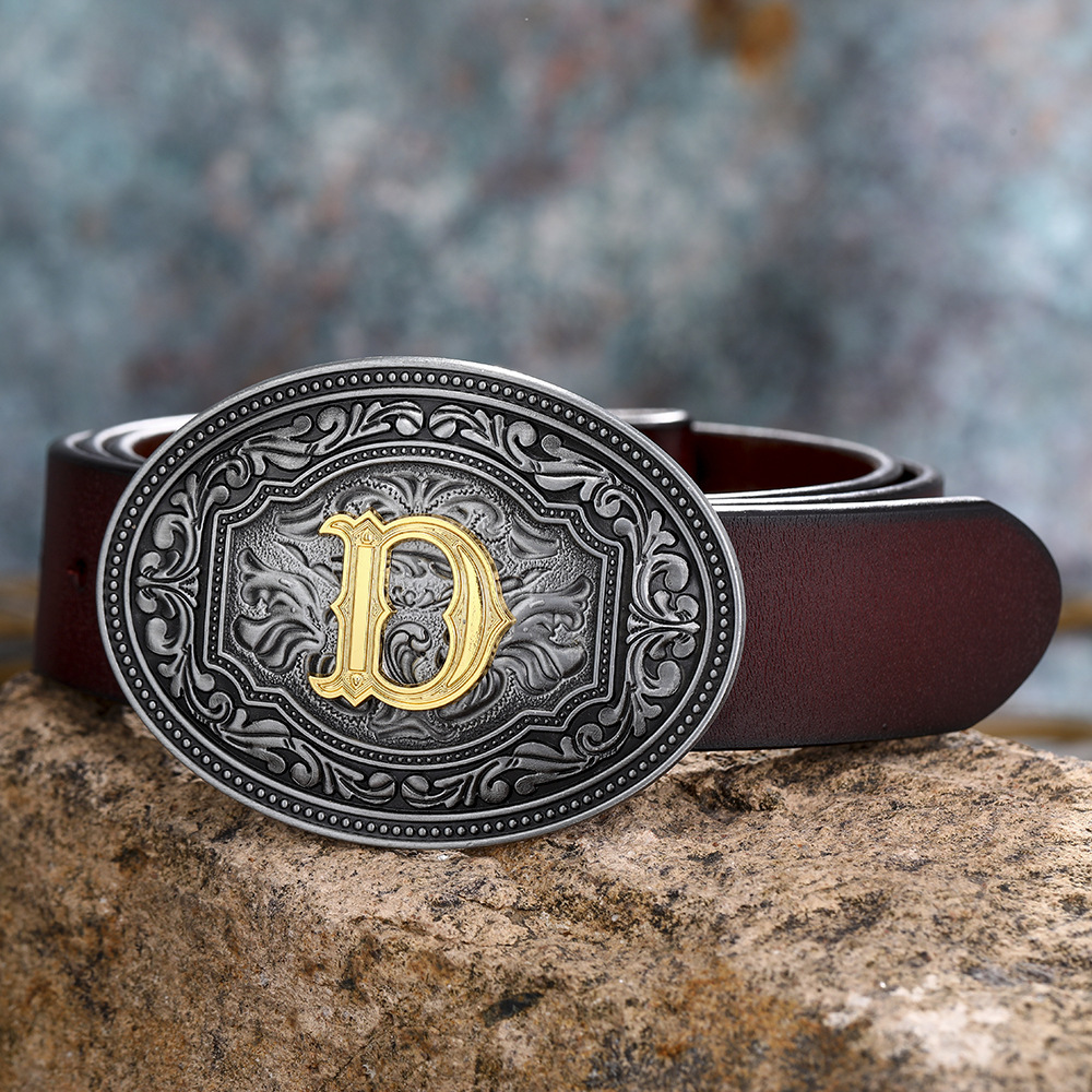 Floral Letter Buckle Belts - Image 9