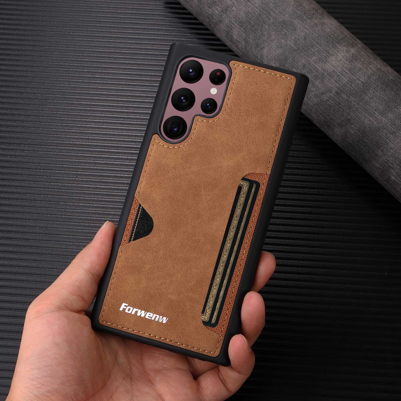 A54 Protective Leather Phone Case