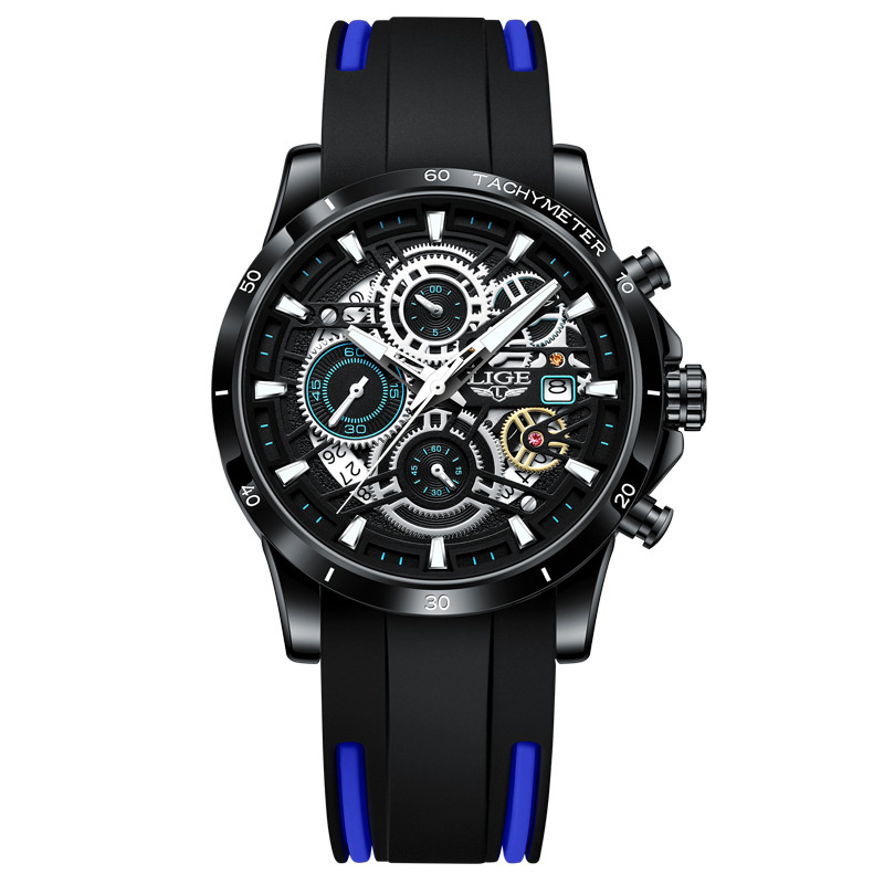 Multifunctional Skeleton Quartz Watch - Image 5
