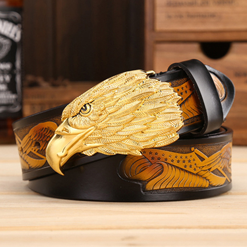 Men's Fashion Eagle Leather Belt - Image 2