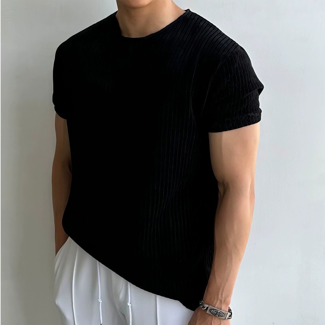 Sweater Round Neck T-Shirt - Image 3