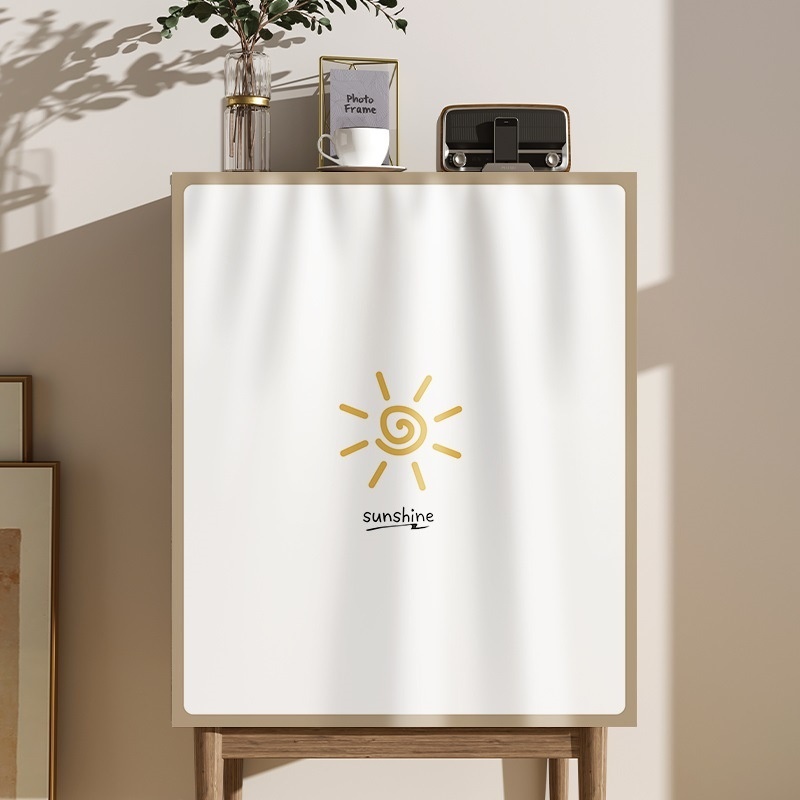 Punch-Free Velcro Cabinet Shade Curtain