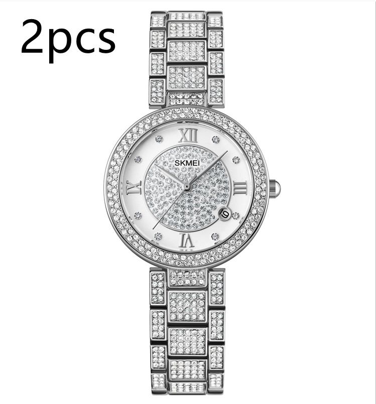 Gypsophila Diamond Shiny Gold Quartz Watch - Image 7