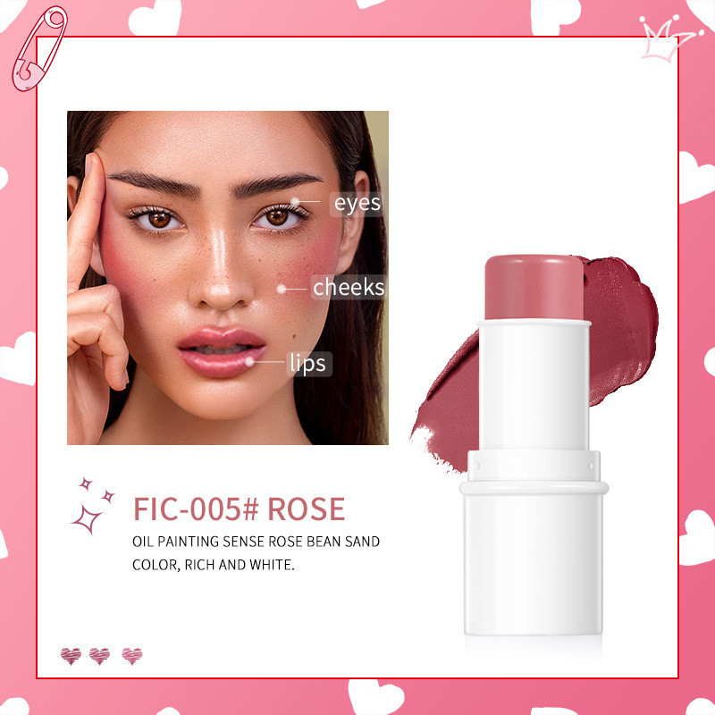 3 In 1 Highlighter Face Concealing Blush Stick - Image 2