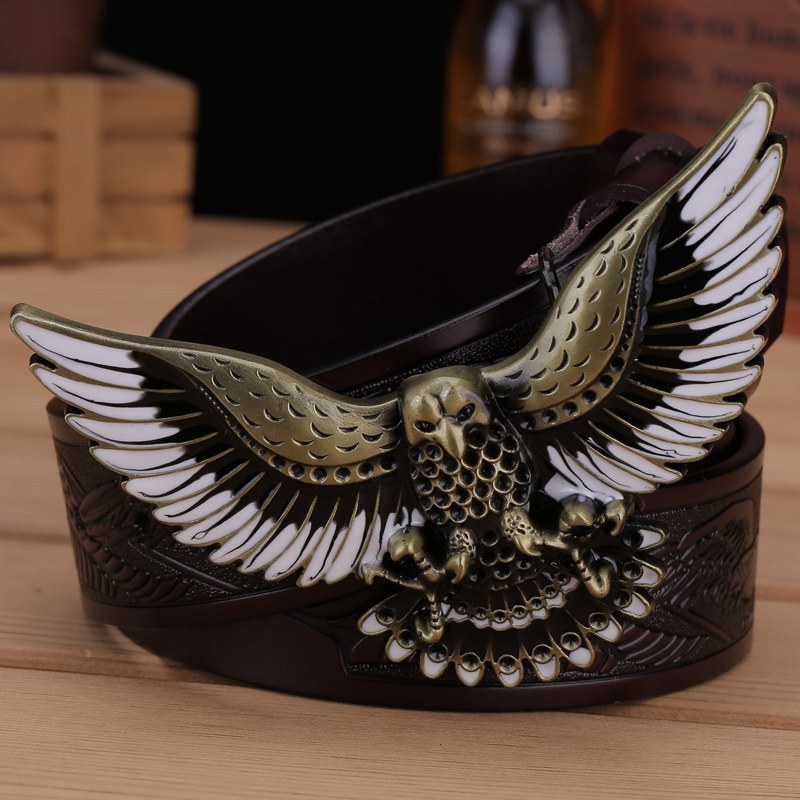 Men's Fashion Eagle Leather Belt - Image 10