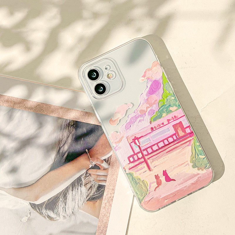 Soft Silicone Two Cat Mobile Phone Case - Image 5
