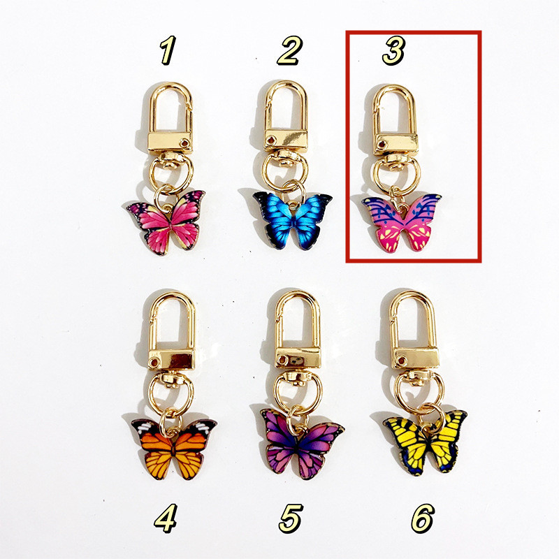 Creative Mini Small Butterfly Keychain Pendant - Image 3