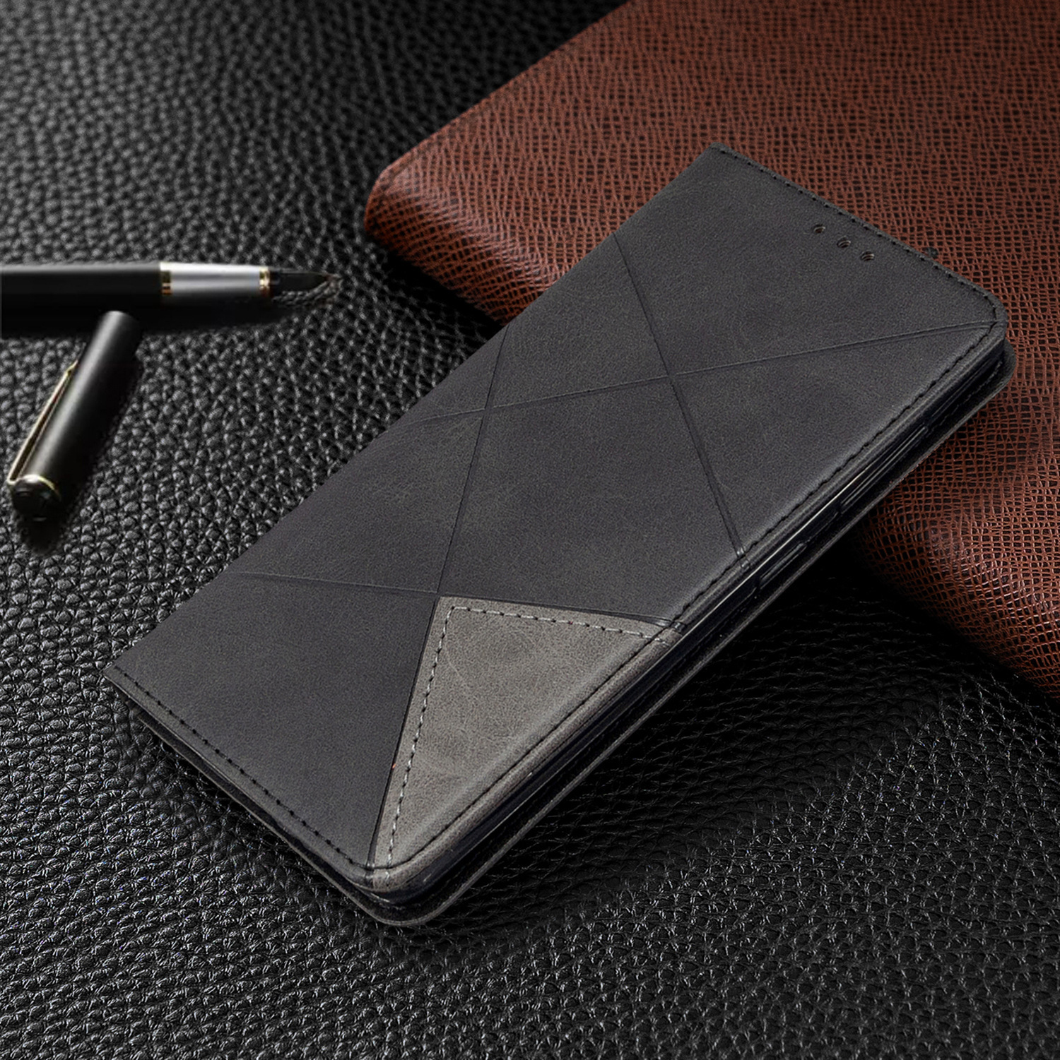Prismatic Magnetic Protective Leather Case - Image 8