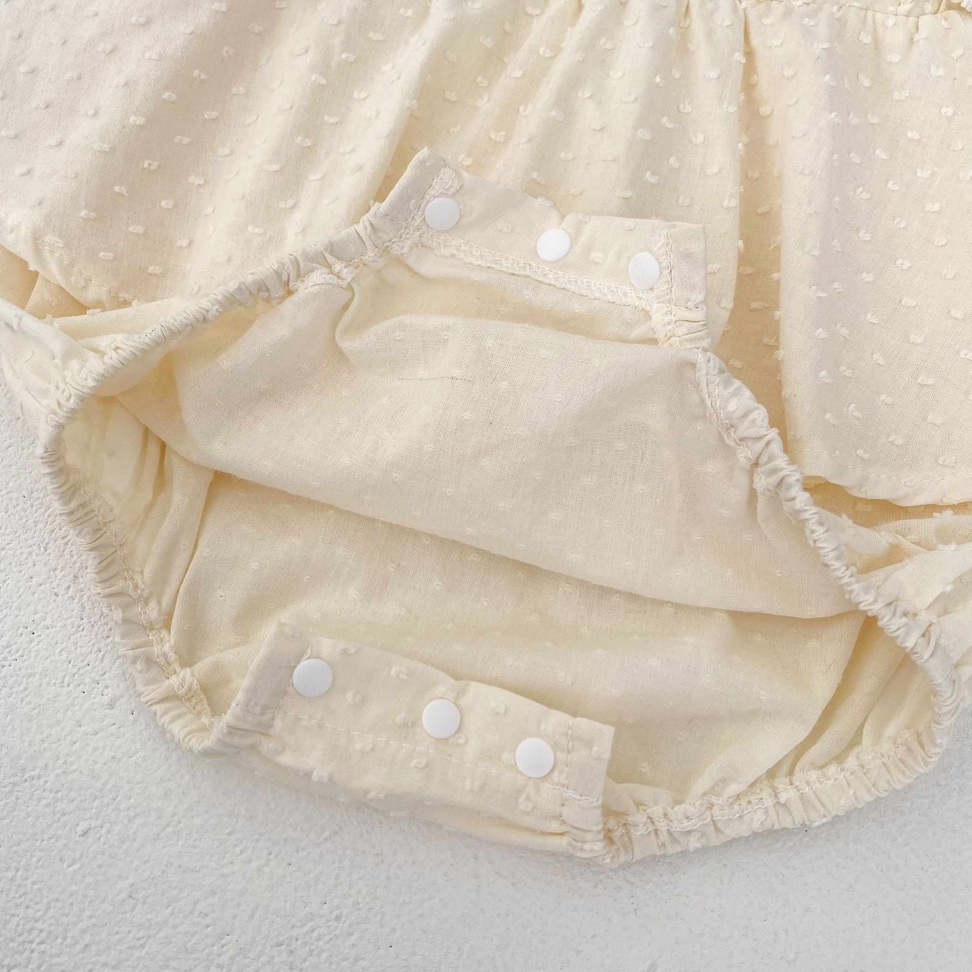 Stitching Sleeves Princess Rompers - Image 10