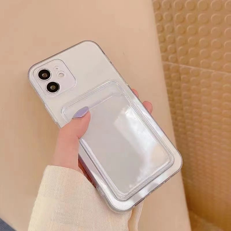 Women's Transparent Card Case Phone Case - Image 2