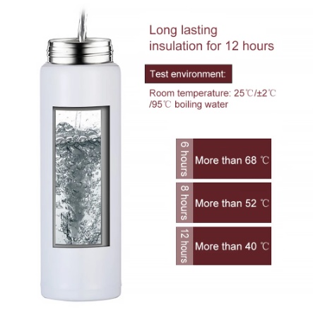 Portable Thermos Coffee Mug With Lid - Image 7