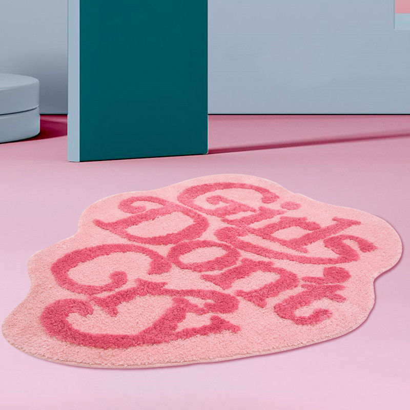 Simple Girls Dont Cry Bedroom Carpet